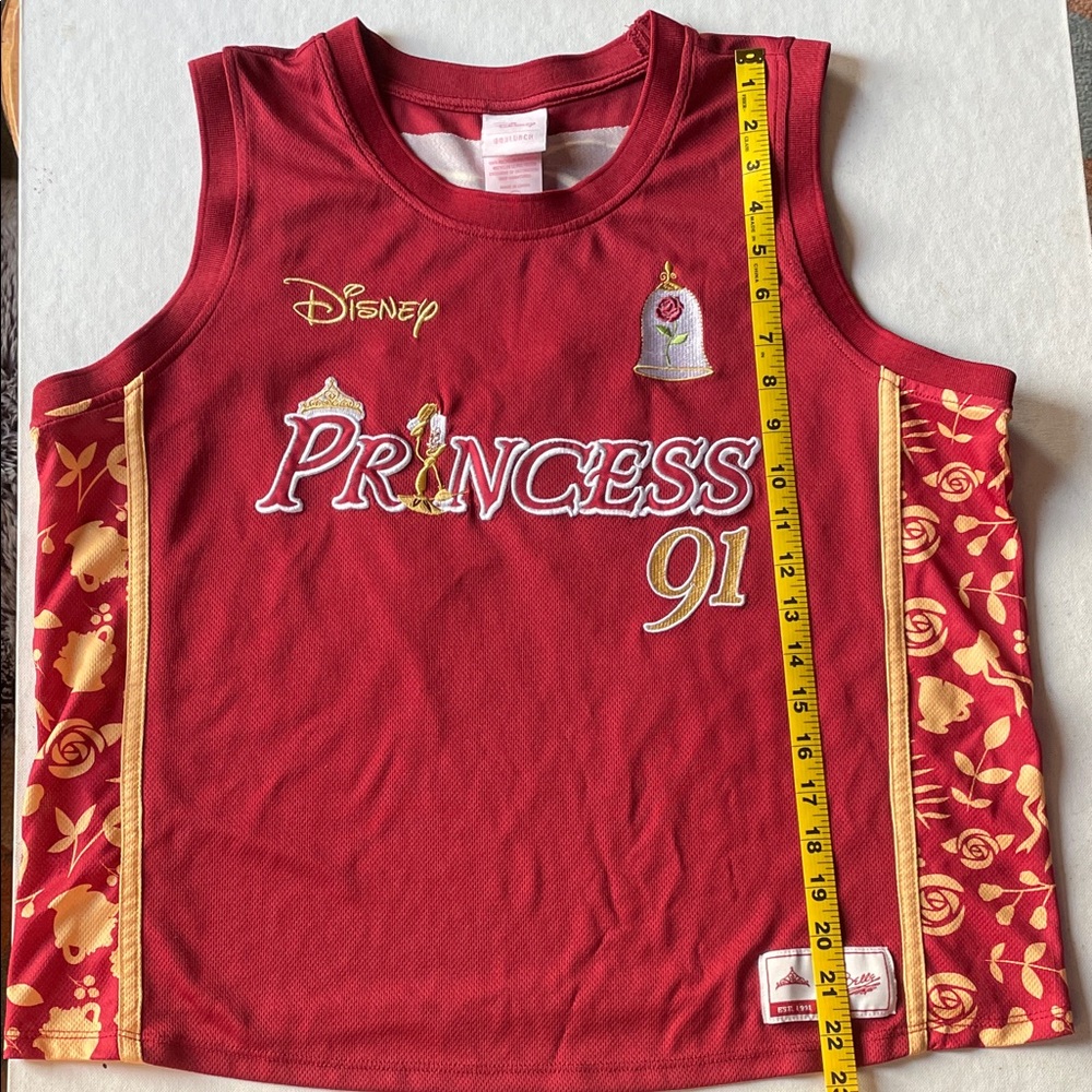 Disney Red & Gold Princess Tank Top